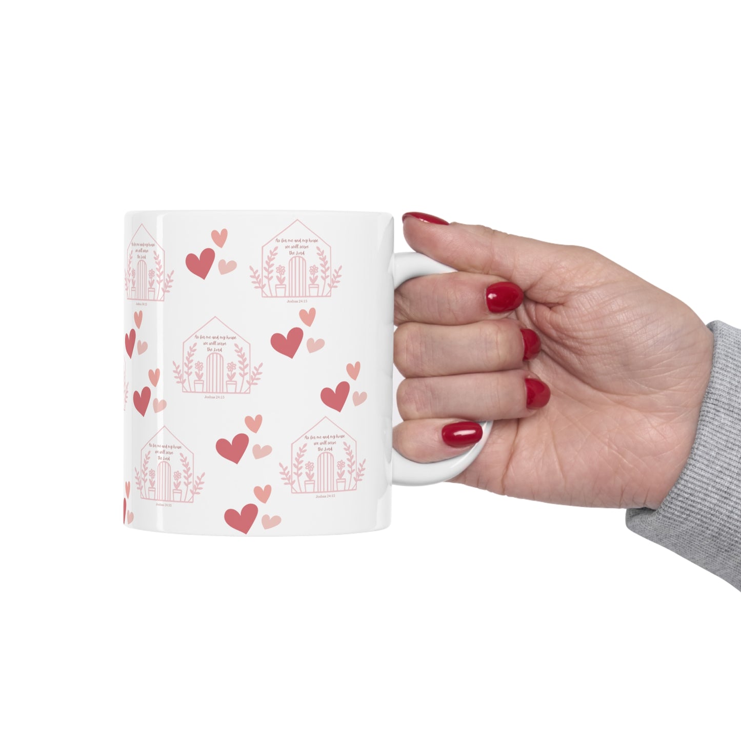 As for Me and my house, we will serve the Lord-Ceramic Mug 11oz-