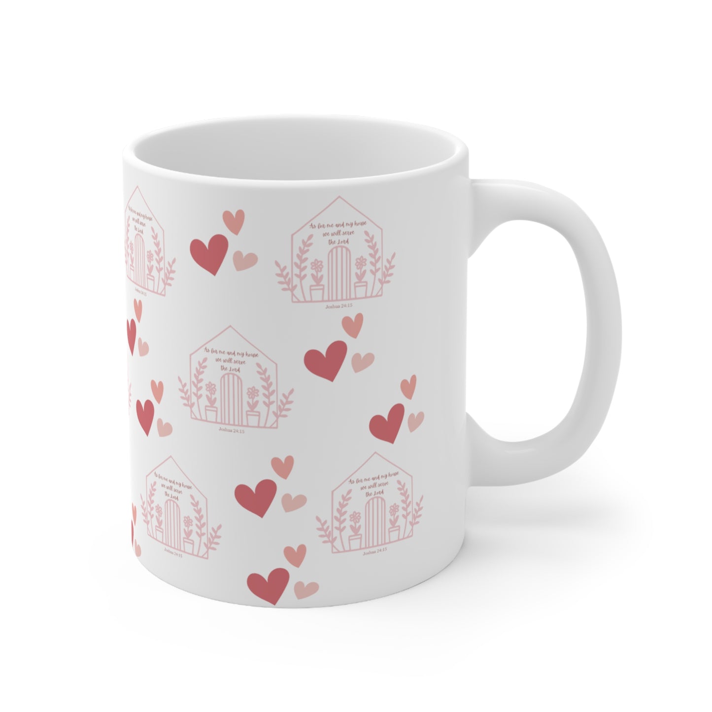 As for Me and my house, we will serve the Lord-Ceramic Mug 11oz-
