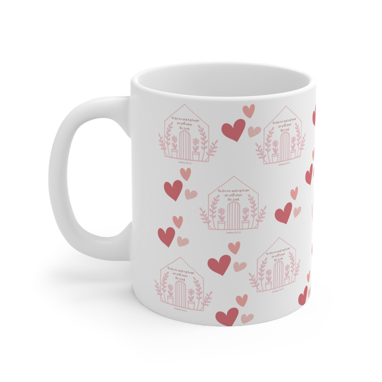 As for Me and my house, we will serve the Lord-Ceramic Mug 11oz-