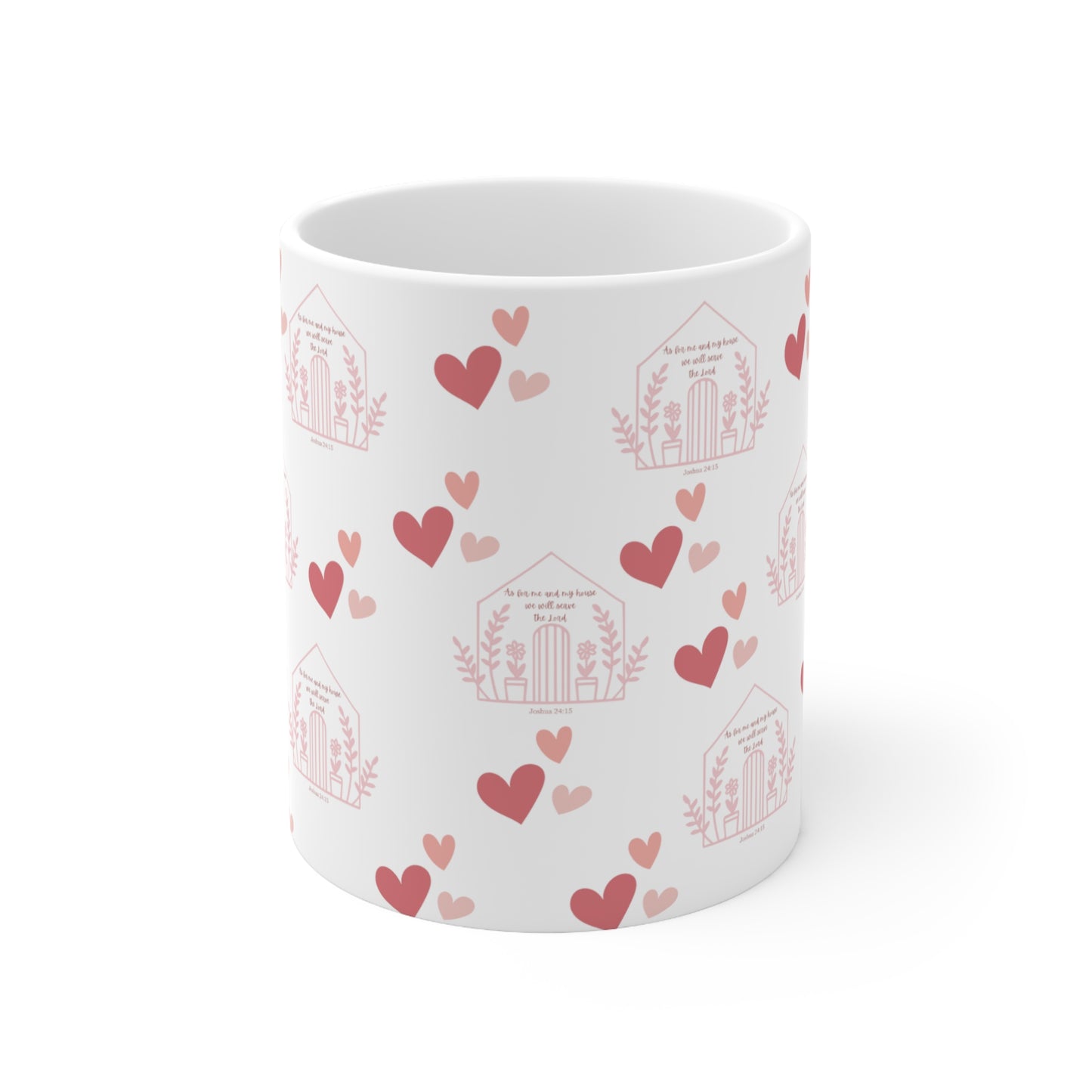 As for Me and my house, we will serve the Lord-Ceramic Mug 11oz-