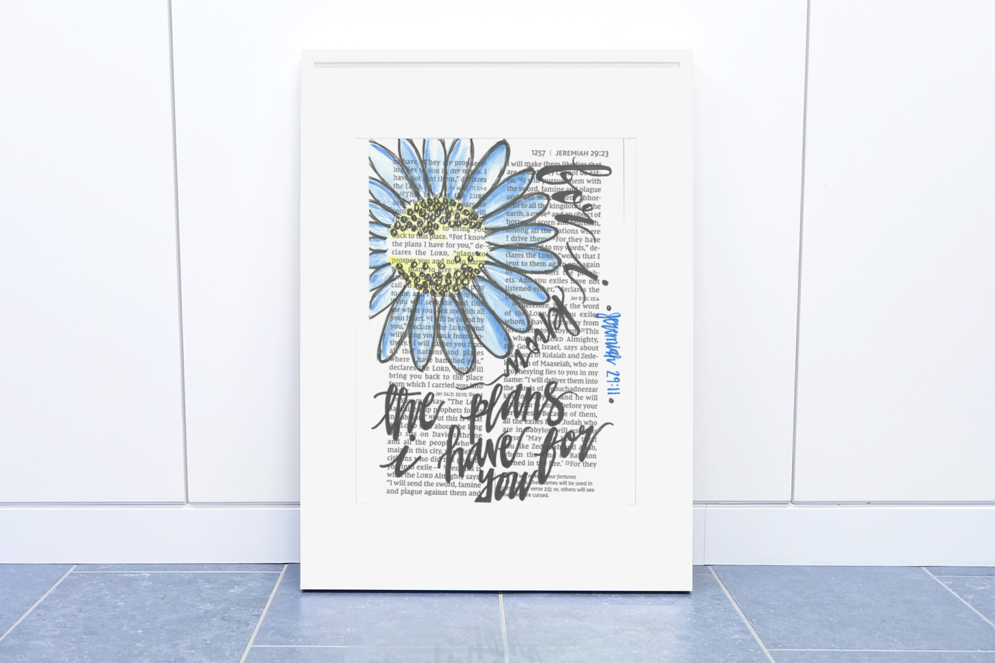 For I Know The Plans (Blue)