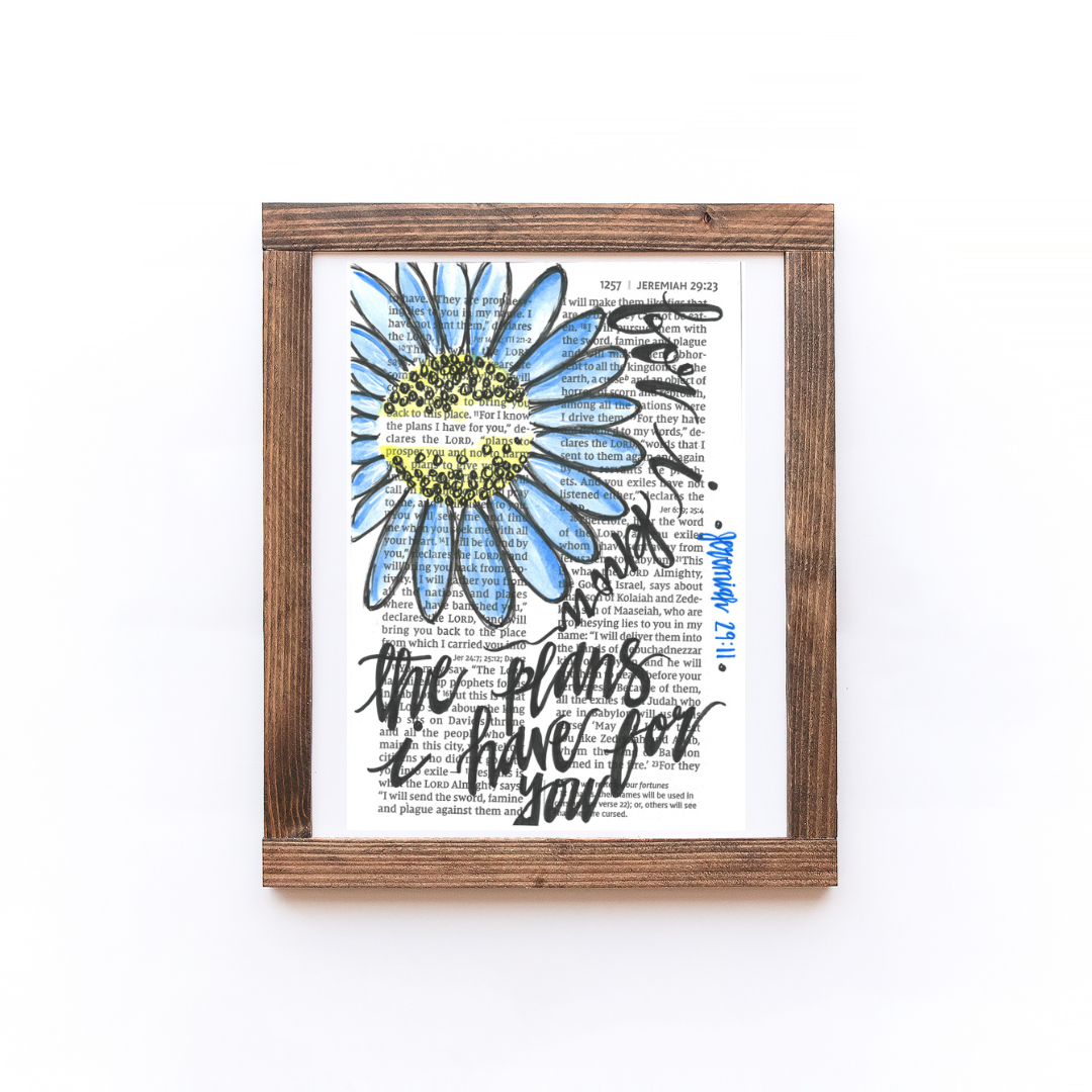 For I Know The Plans (Blue)