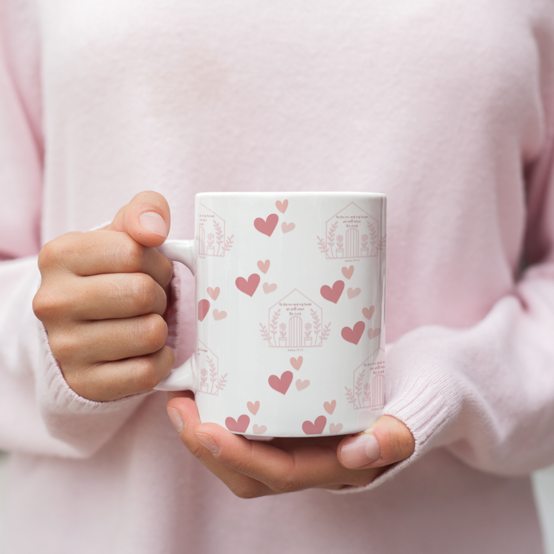 As for Me and my house, we will serve the Lord-Ceramic Mug 11oz-