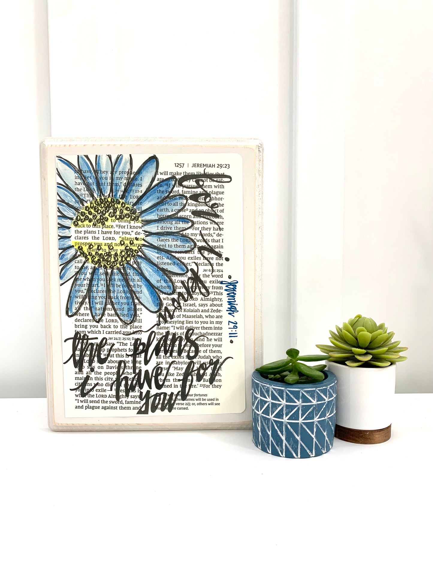 For I Know The Plans (Blue)