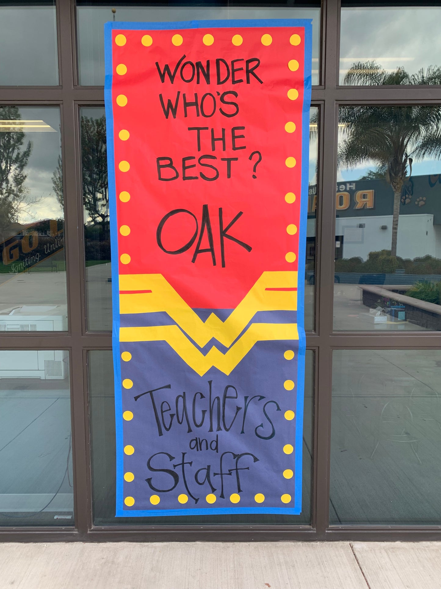 Personalized Handpainted Banner - Teacher Appreciation |Staff Appreciation